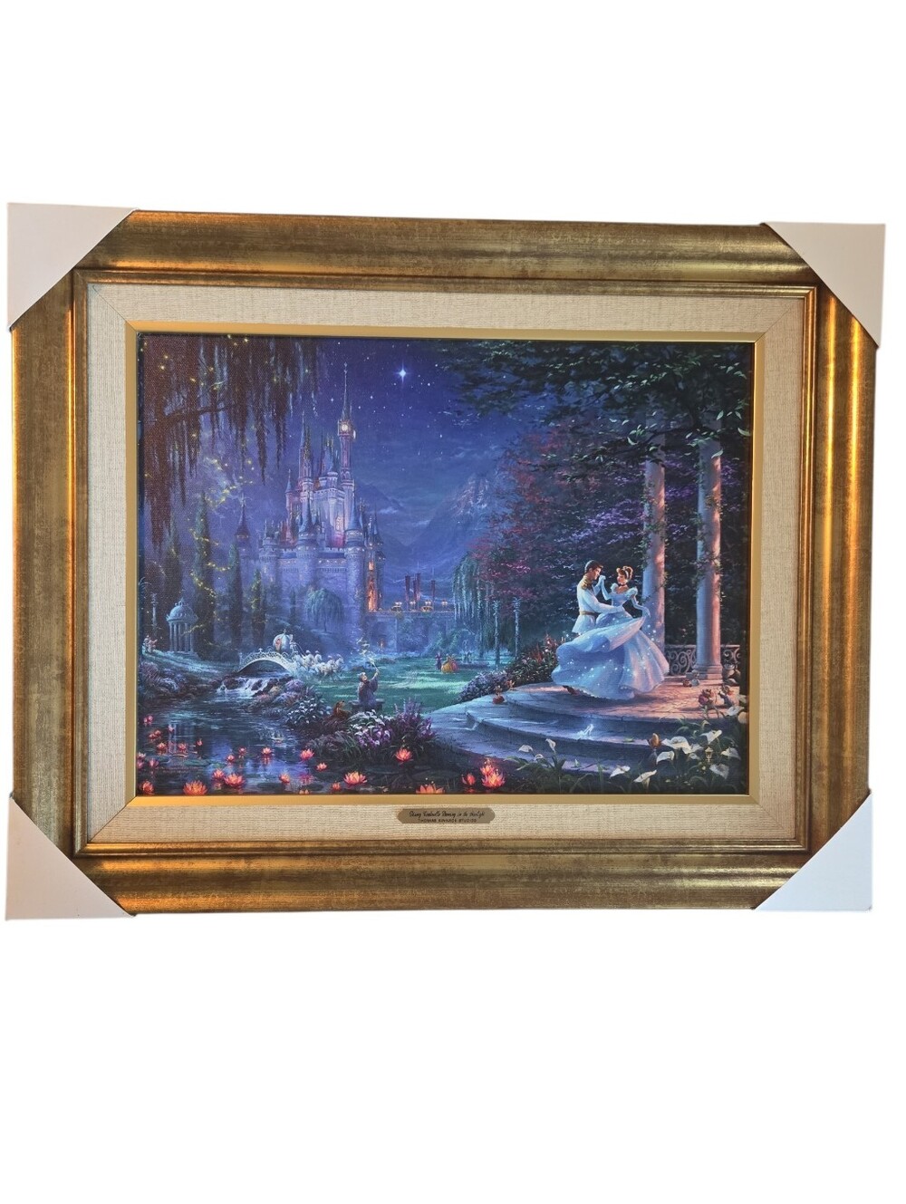 Thomas Kinkade Disney Cinderella Dancing In The Starlight Limited Edition